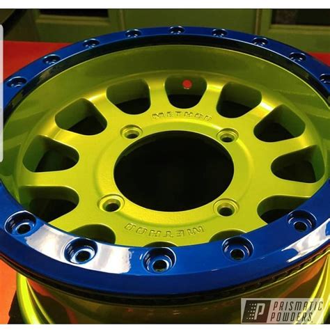 Polaris Rzr 1000 Wheels In Shocker Yellow, Peeka Blue And Super Chrome ...