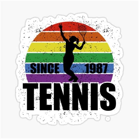 "TENNIS SINCE 1987-Australian open " Sticker for Sale by DrLifeStyle ...