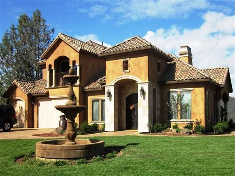 tuscan style home exterior modern ranch homes interior designs villa house plans lrg | Tuscan ...