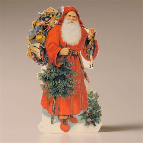 CDC91005: Father Christmas and Sack Nostalgic Card - Mamelok