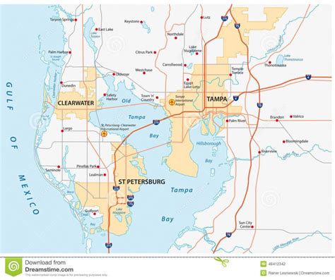 Map Of Tampa Florida And Surrounding Area - Printable Maps