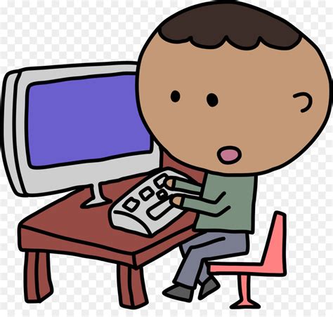 a boy using computer clipart 10 free Cliparts | Download images on ...