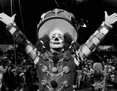 Circus clown introduces the acts Photograph by Retro Images Archive - Fine Art America