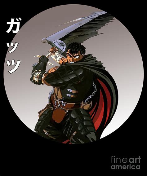 Berserk Guts Japanese Art Drawing by Anime Art - Fine Art America