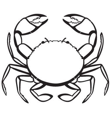 Crab Silhouette | Clipart Panda - Free Clipart Images | Clip art, Free clip art, Sea drawing