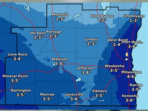 Wisconsin Weather: 3 To 5 Inches Of Snow Forecast Sunday | Waukesha, WI ...