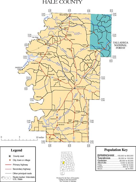 Maps of Hale County