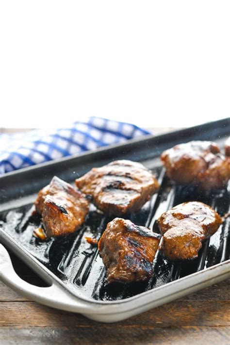 Grilled Steak Tips - The Seasoned Mom