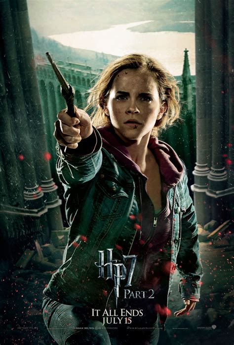 Deathly Hallows Part 2 Action Poster: Hermione Granger [HQ] - Harry ...