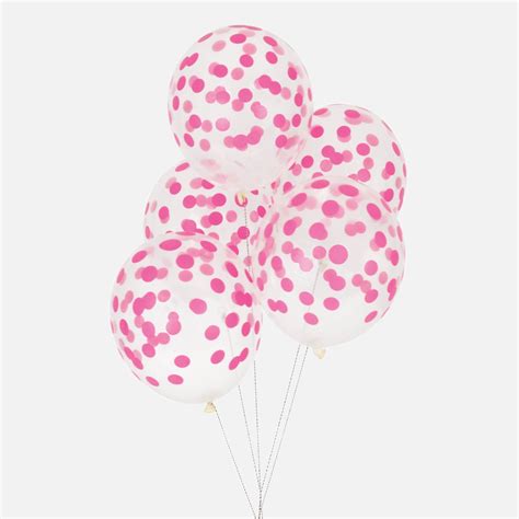 Confetti Balloons - Bright Pink | Uniqdays