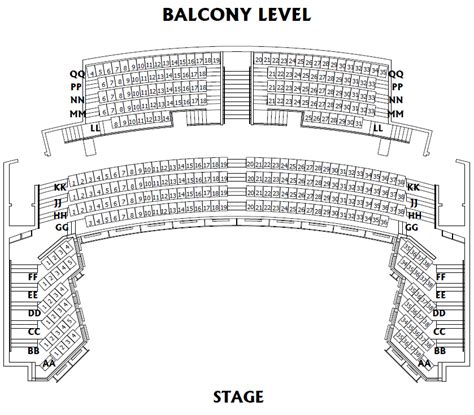 Bell Performing Arts Centre - Seating Plan