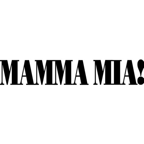 Mamma mia! logo vector SVG, PNG download free