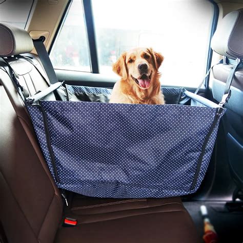 Travel Portable Foldable Car Hammock Carrier Basket Waterproof Safety Car Back Seat Covers Pet ...