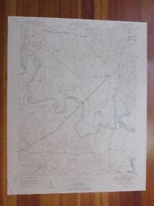 Manquin Virginia 1950 Original Vintage USGS Topo Map | eBay