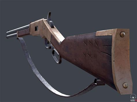 Winchester Lever Action Repeater - 3D Model by binusianwolf