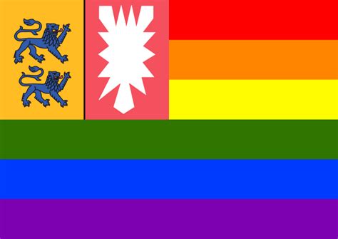 Rainbow Flag Schleswig-Holstein - Openclipart