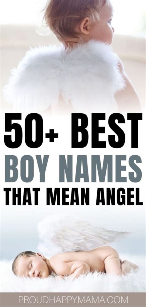 50+ Boy Names That Mean Angel