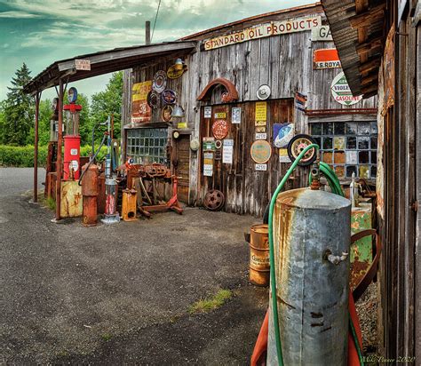 Old Gas Station 13 Photograph by Mike Penney | Fine Art America