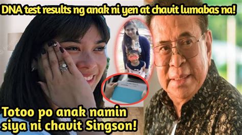 OMG! DNA TEST RESULTS ng ANAK ni YEN Santos at CHAVIT Singson ...