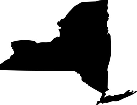 Outline Of Ny State - ClipArt Best