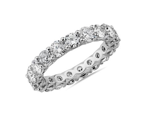 Lab Grown Diamond Low Dome Eternity Ring in 14k White Gold (3 ct. tw.)