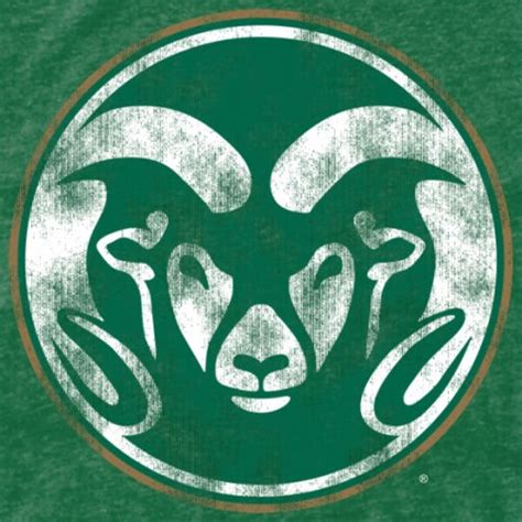 Colorado State Rams Classic Primary Logo Tri-Blend T-Shirt - Green ...