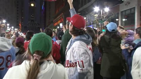 NLCS 2022: Philadelphia Phillies fans celebrate World Series berth with party on Broad Street ...