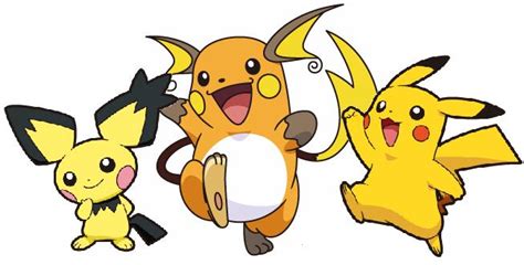 Pokemon Pichu Evolution Chart