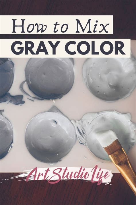 🎨Gray is an incredibly useful color mixture and there are so many ways to create different ...