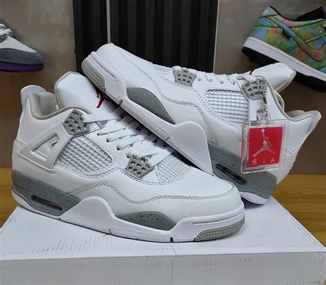 Jordan4 "White Oreo" Gray – Sole Kicks PH