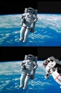 Create meme "The spacewalk, astronaut, spacesuit Orlan-MKS" - Pictures ...