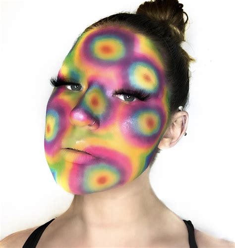 Trippy Rainbow Makeup | Rainbow makeup, Makeup, Creative makeup looks