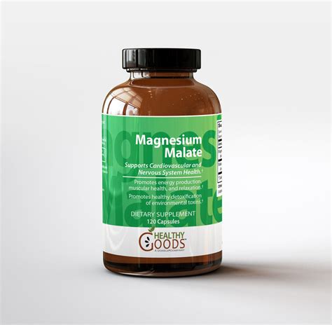 Magnesium Malate | Energy and Cardiovascular Benefits – Healthy Goods