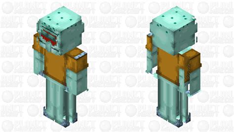 Squidward.exe Minecraft Skin