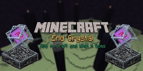 Minecraft: How to Make End Crystals