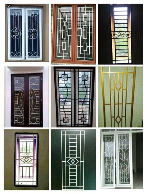 window painting | Grill design, Grill door design, Modern window design