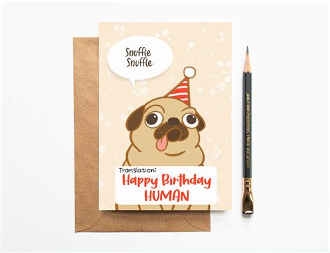 Pug Birthday Card | ubicaciondepersonas.cdmx.gob.mx