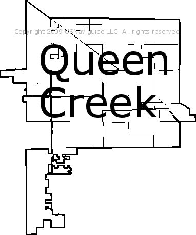 Queen Creek Zip Code Map