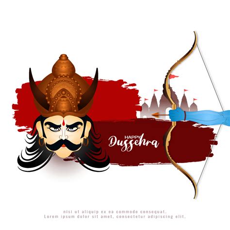 Happy Dussehra and Vijaya dashami festival background design 14483923 Vector Art at Vecteezy