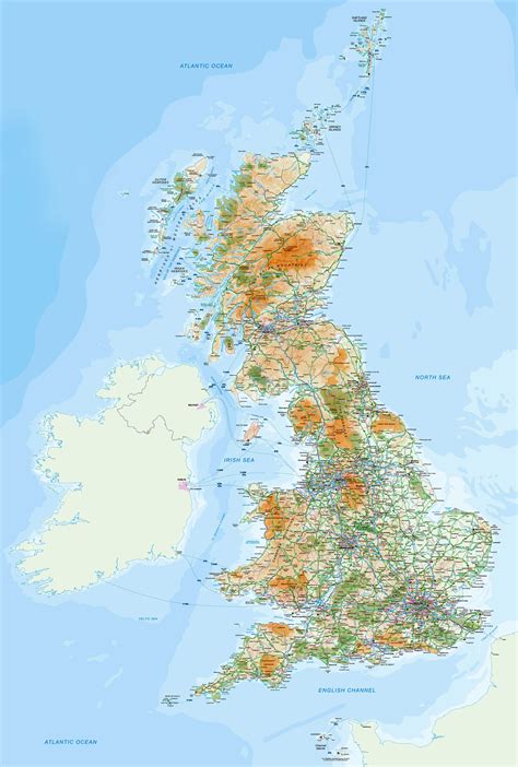 🔥 Download Custom Printed Ordnance Survey Million Map Great Britain Wallpaper by @maryw11 ...