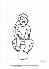 Coloring Washing Potty Pages Hand Drawing Colouring Handwashing  sketch template