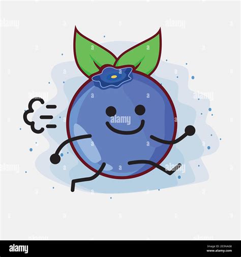 An illustration of cute blueberry fruit vector character Stock Vector Image & Art - Alamy