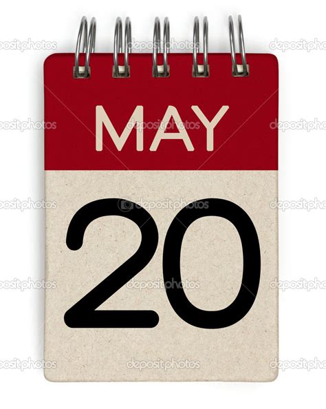 20 may calendar — Stock Photo © taesmileland #45187739