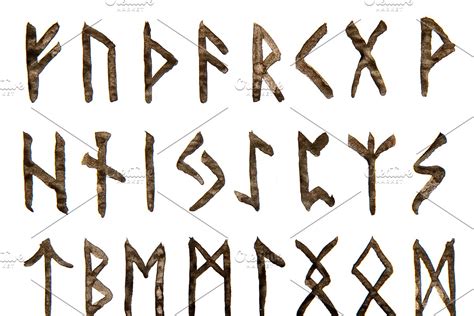 ancient viking alphabet | Pre-Designed Photoshop Graphics ~ Creative Market