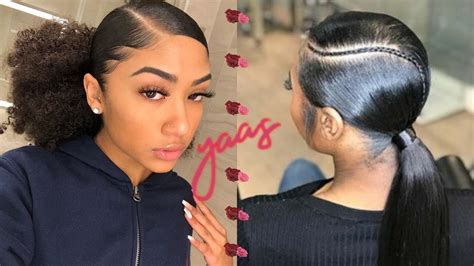 Ponytail Hairstyles Edges / lovely edges and high pony!!! very gorgeous ...