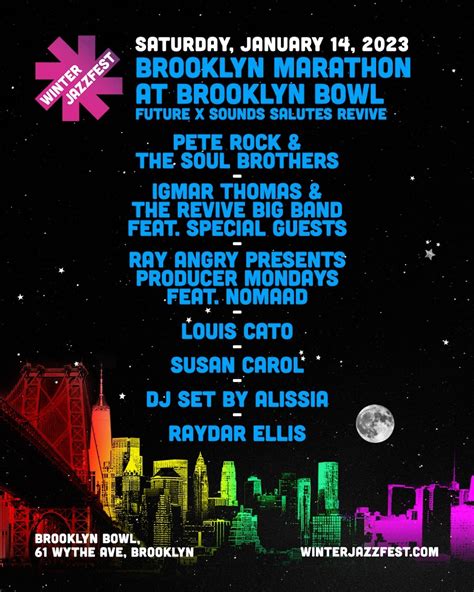 2023 NYC Winter Jazzfest | Brooklyn Bowl