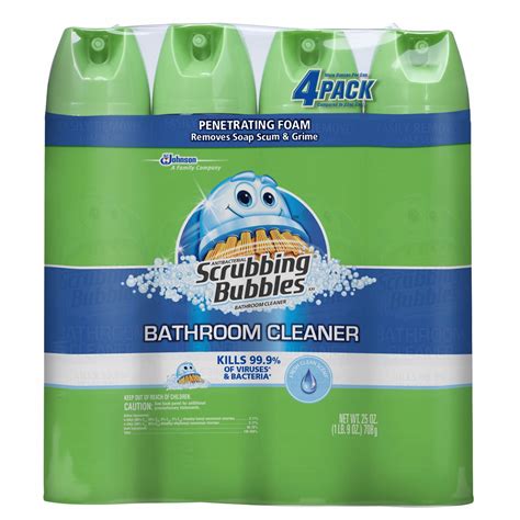 Scrubbing Bubbles Bathroom Cleaner, 4 pk./25 oz. - Walmart.com - Walmart.com