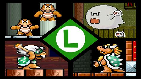 Super Mario Advance 4 All e-Reader Bosses - No Damage (Luigi) - YouTube