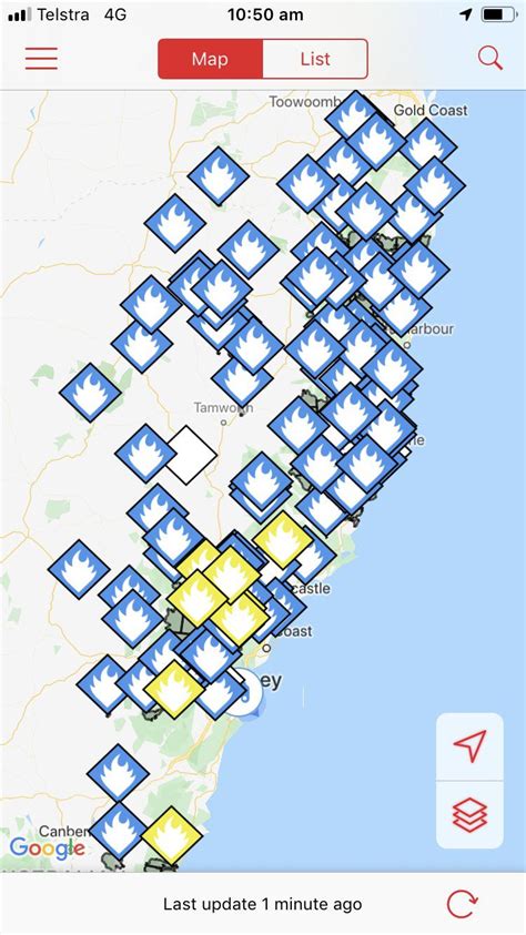 What “Fires Near Me NSW” shows today... : r/sydney