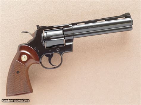 Colt Python, 6 Inch Barrel, Cal. .357 Magnum, with Original Box & Paper ...